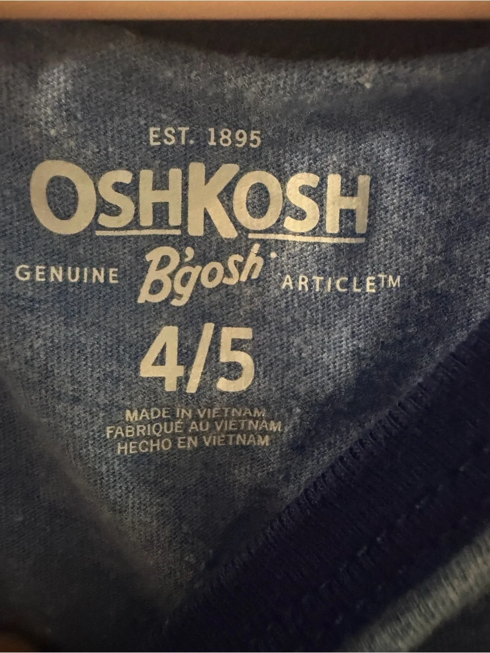 OshKosh Bgosh top trim pocket